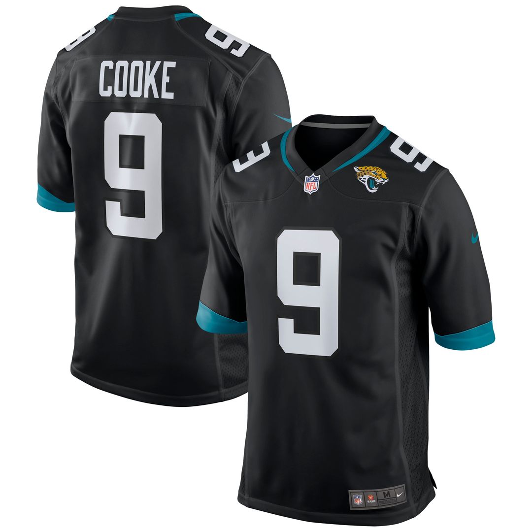 Logan Cooke Jacksonville Jaguars Nike Black Game Jersey