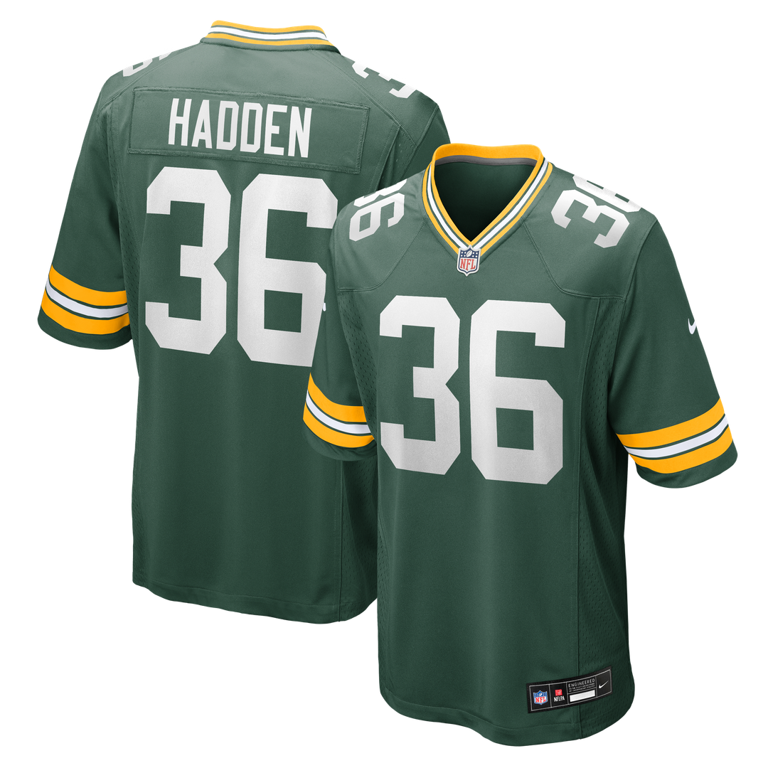 Kamal Hadden Green Bay Packers Nike Green Team Game Jersey