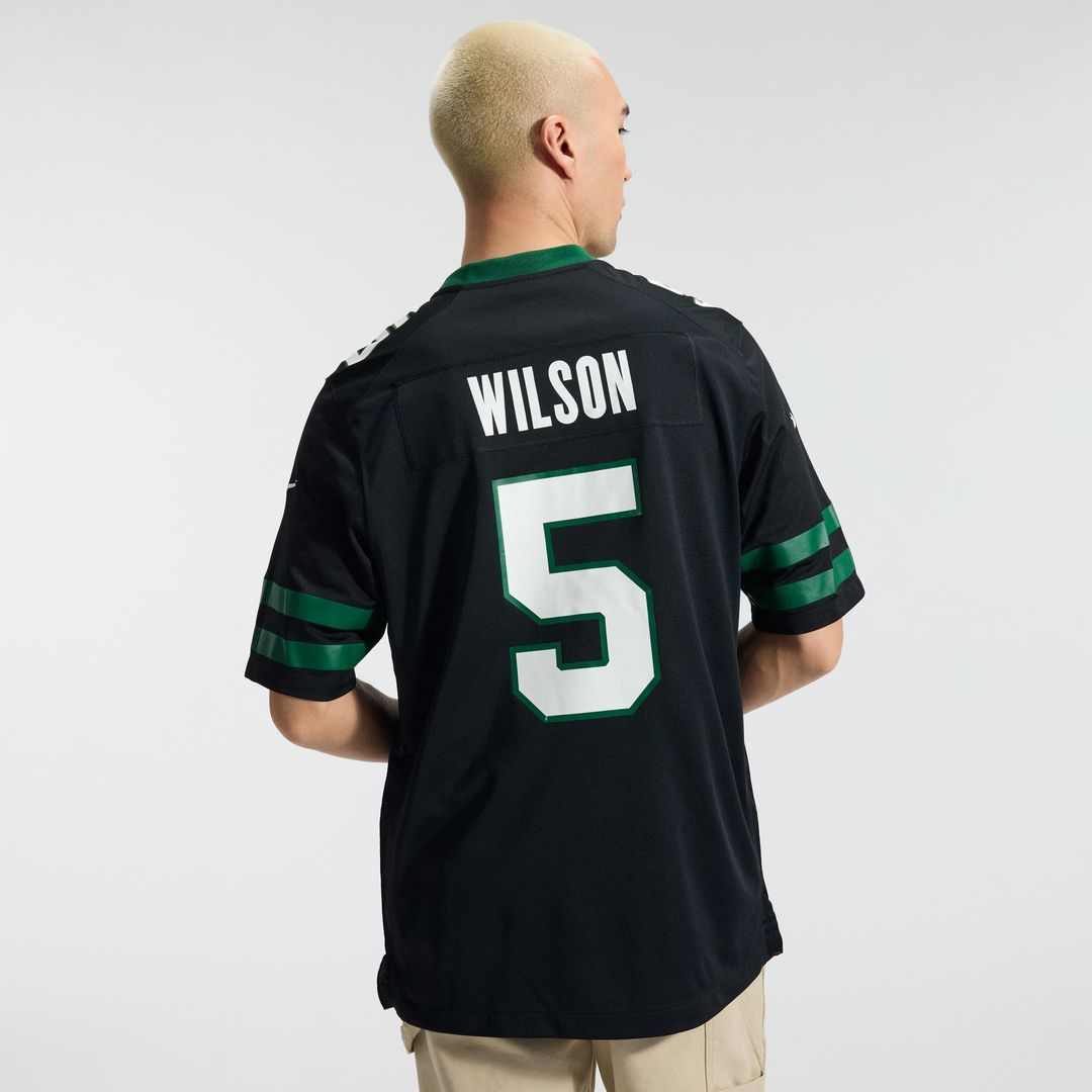 Garrett Wilson New York Jets Nike Legacy White Game Jersey