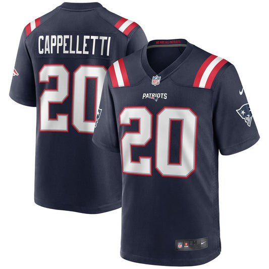 Gino Cappelletti New England Patriots Nike Navy Game Retired Player Jersey