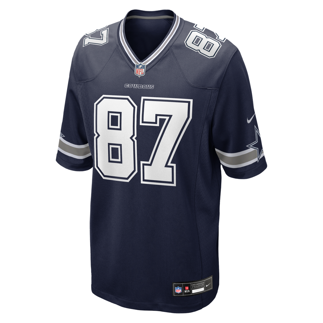 Jake Ferguson Dallas Cowboys Nike Navy Team Game Jersey
