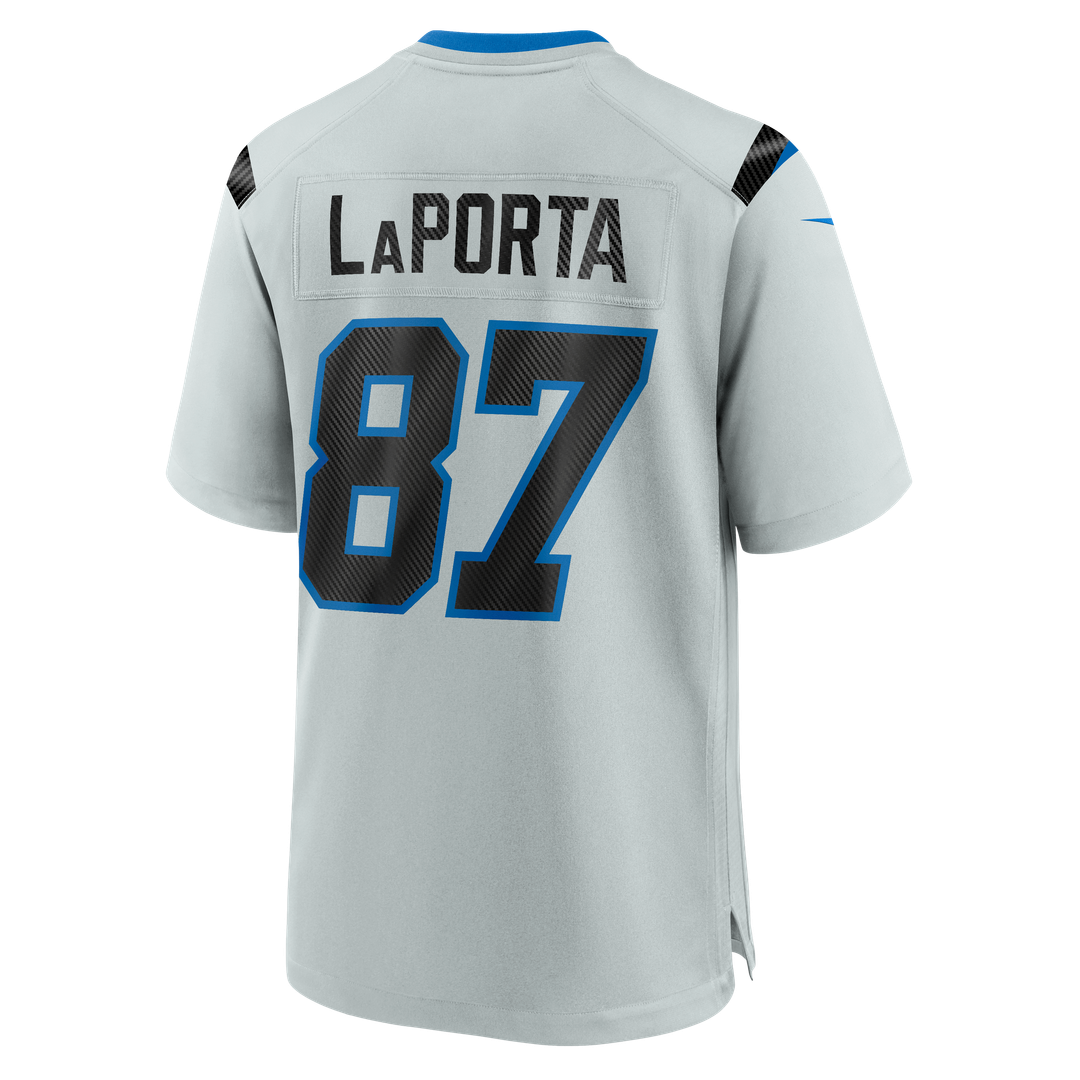 Sam LaPorta Detroit Lions Nike Silver 2026 Rivalries Collection Game Jersey
