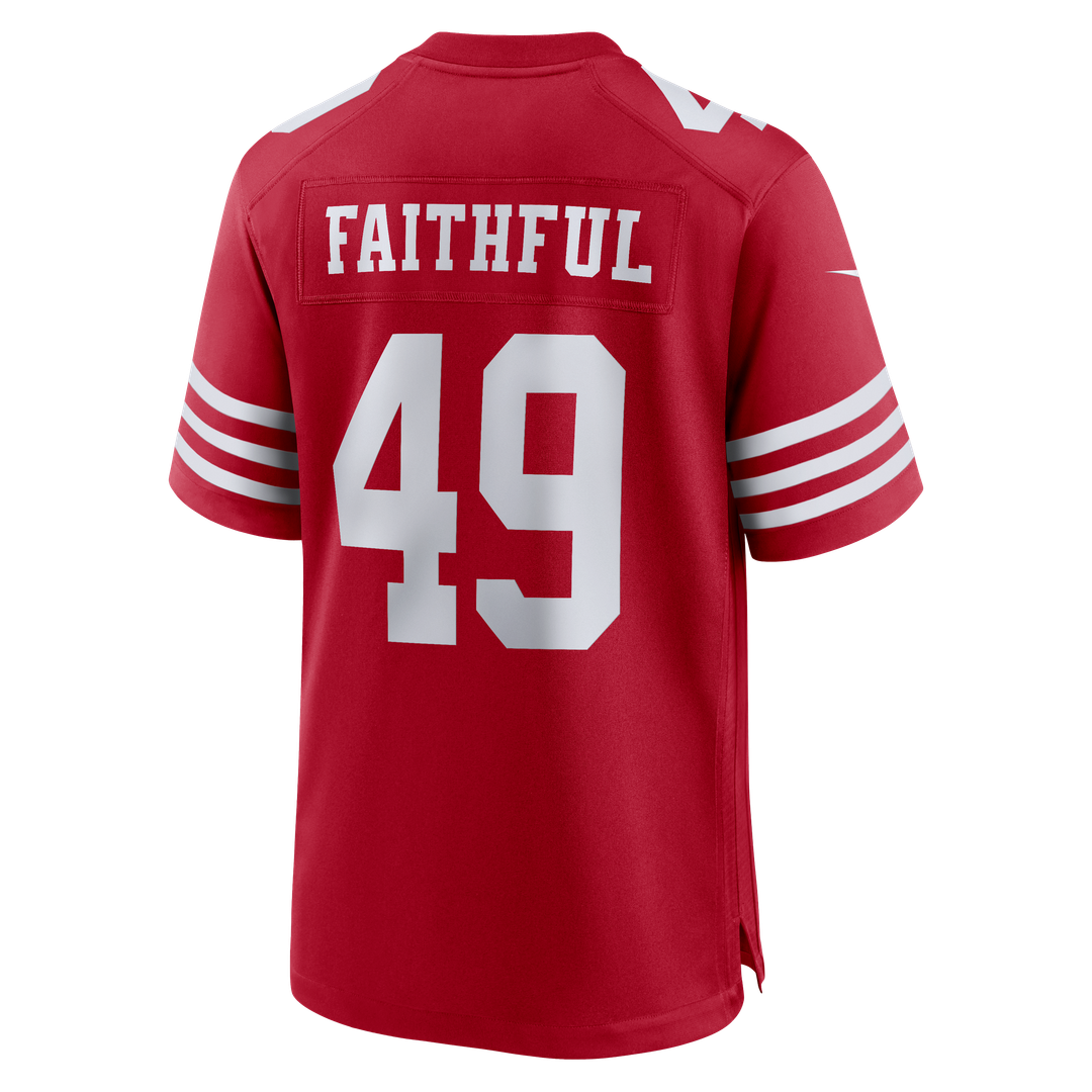 The Faithful San Francisco 49ers Nike White 80th Anniversary Game Jersey