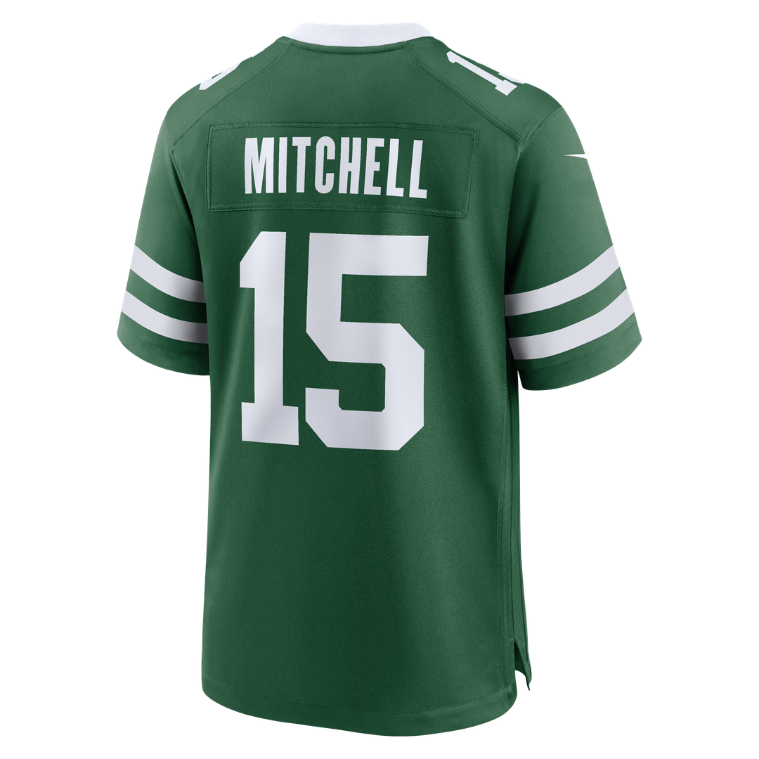 Adonai Mitchell New York Jets Nike Legacy Green Team Game Jersey