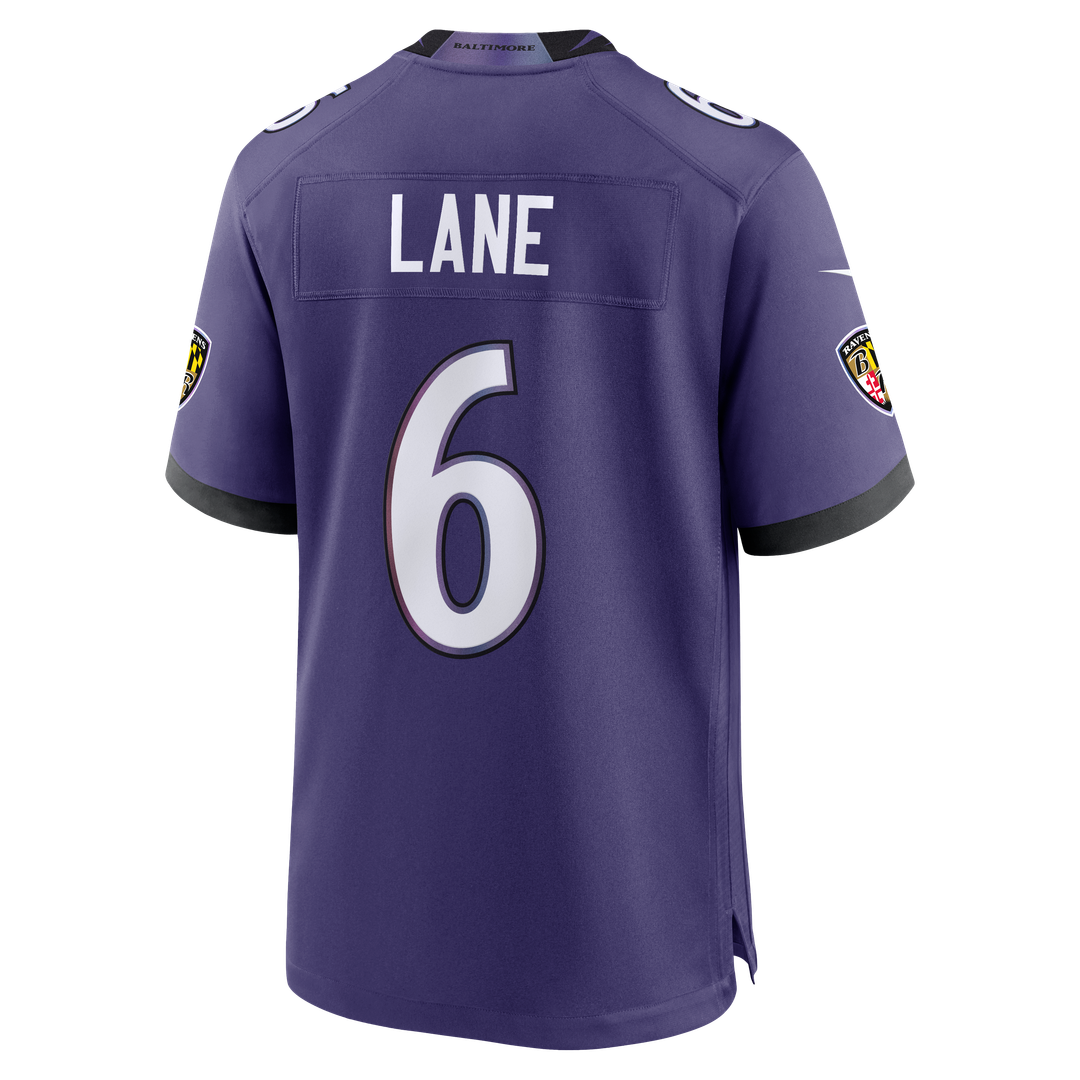 Ja'Kobi Lane Baltimore Ravens Nike Purple Team Game Jersey