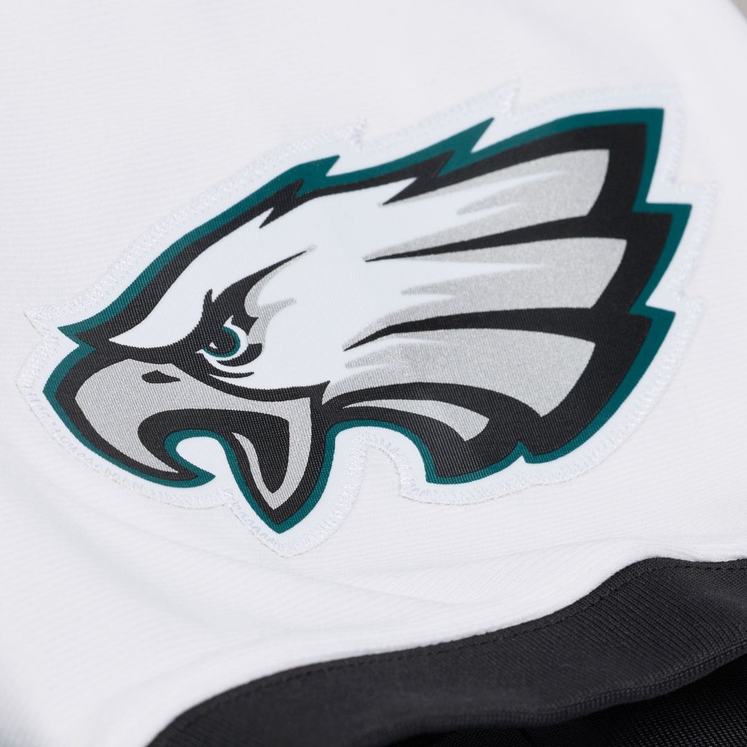 Jason Kelce Philadelphia Eagles Mitchell & Ness White Big & Tall 2011 Legacy Replica Player Jersey