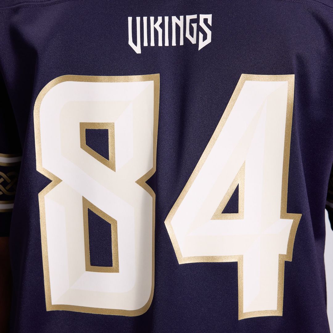 Randy Moss Minnesota Vikings Nike Purple 2026 Rivalries Collection Game Jersey