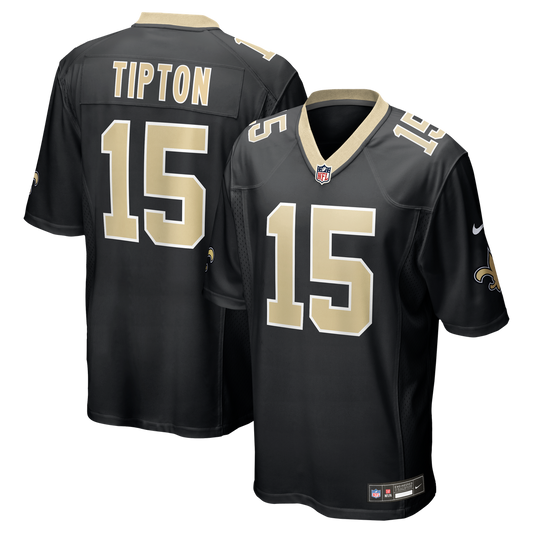 Mason Tipton New Orleans Saints Nike Black Team Game Jersey