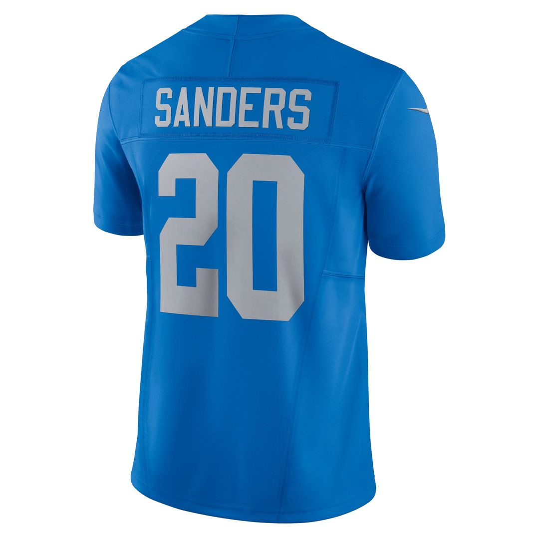 Barry Sanders Detroit Lions Nike Blue Vapor F.U.S.E. Alternate Limited Jersey