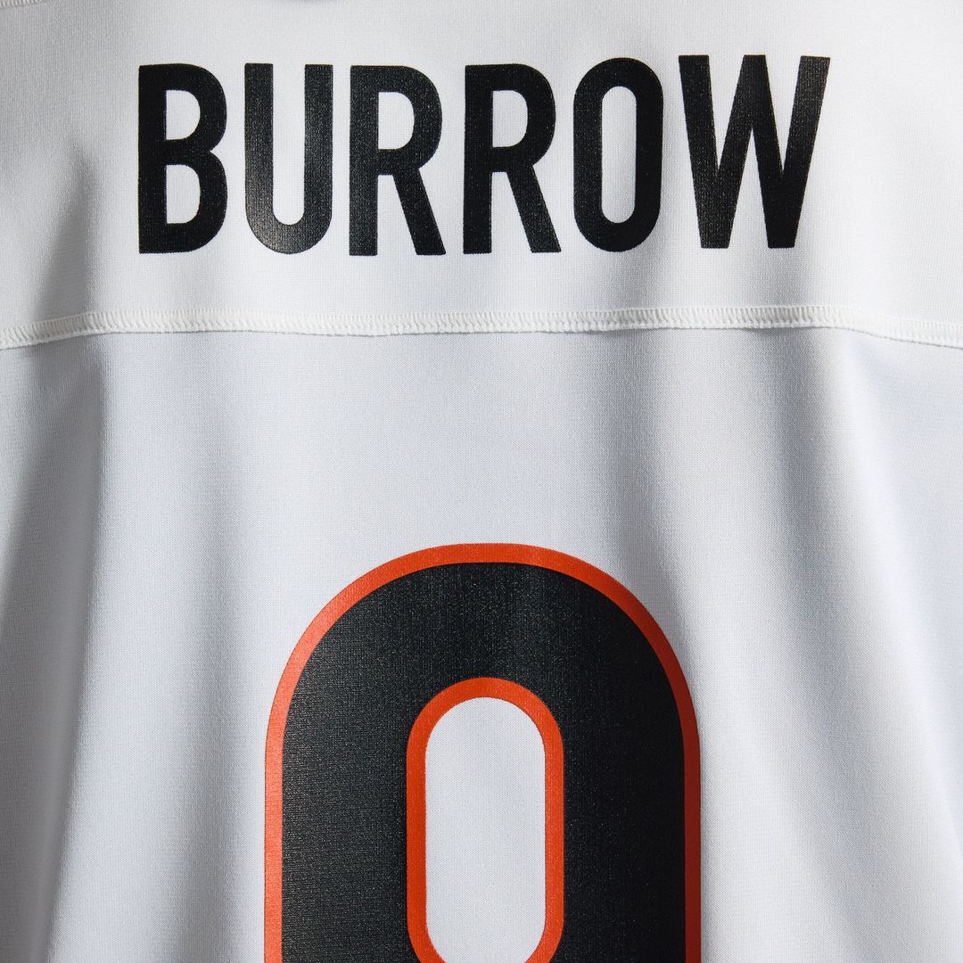 Joe Burrow Cincinnati Bengals Nike White Game Jersey