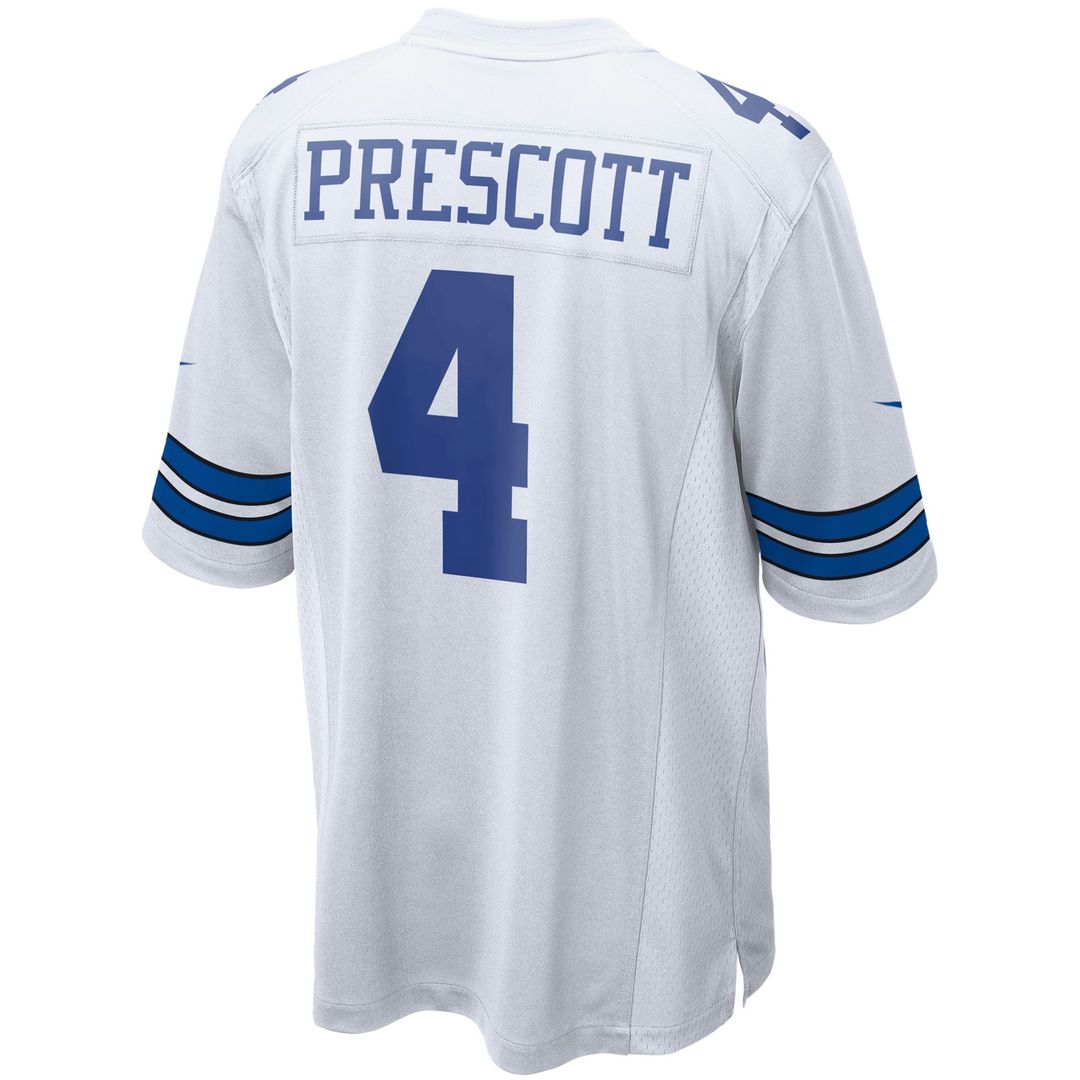 Dak Prescott Dallas Cowboys Nike White Game Team Jersey