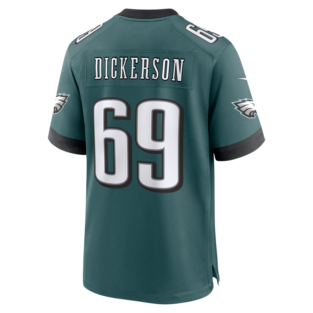 Landon Dickerson Philadelphia Eagles Nike Midnight Green Team Game Jersey