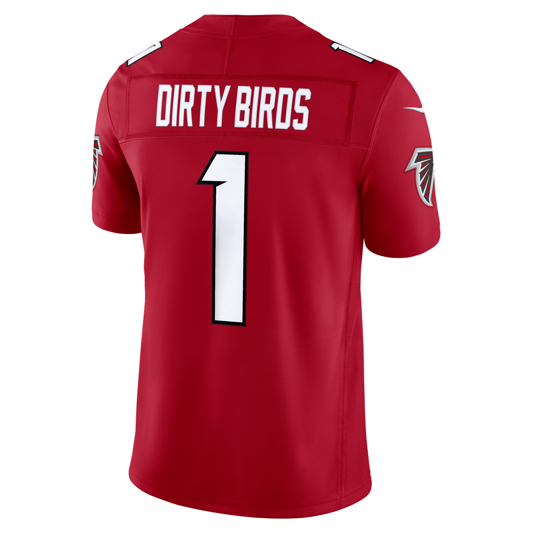 Dirty Birds Atlanta Falcons Nike Red Team Vapor F.U.S.E. Stitched Limited Jersey