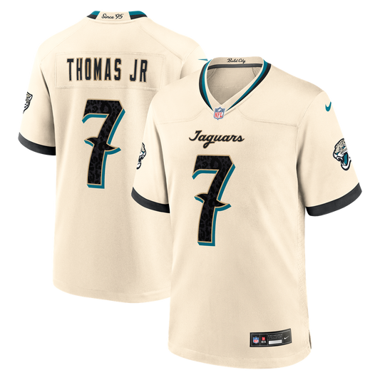Brian Thomas Jr. Jacksonville Jaguars Nike Natural 2026 Rivalries Collection Game Jersey