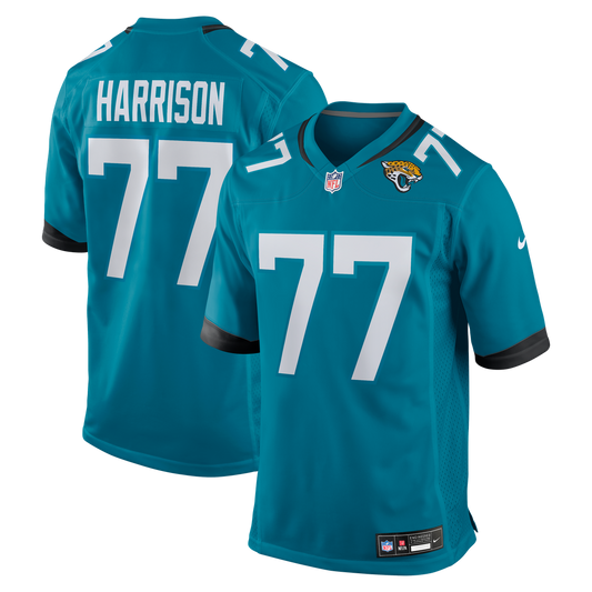Anton Harrison Jacksonville Jaguars Nike Teal Game Jersey