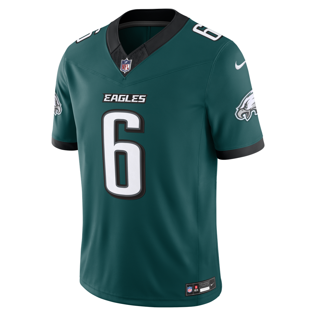 DeVonta Smith Philadelphia Eagles Nike Black Alternate Vapor F.U.S.E. Stitched Limited Jersey