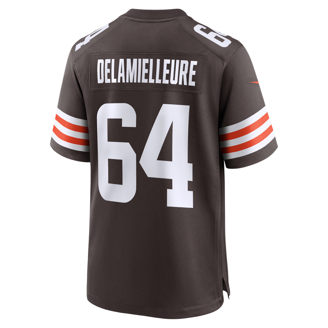Joe DeLamielleure Cleveland Browns Nike Brown Game Retired Player Jersey