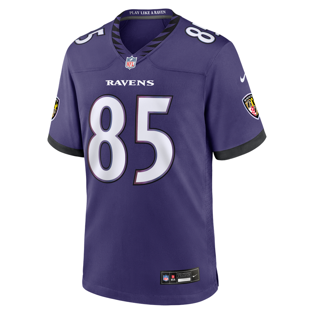 Josh Cuevas Baltimore Ravens Nike Purple Team Game Jersey