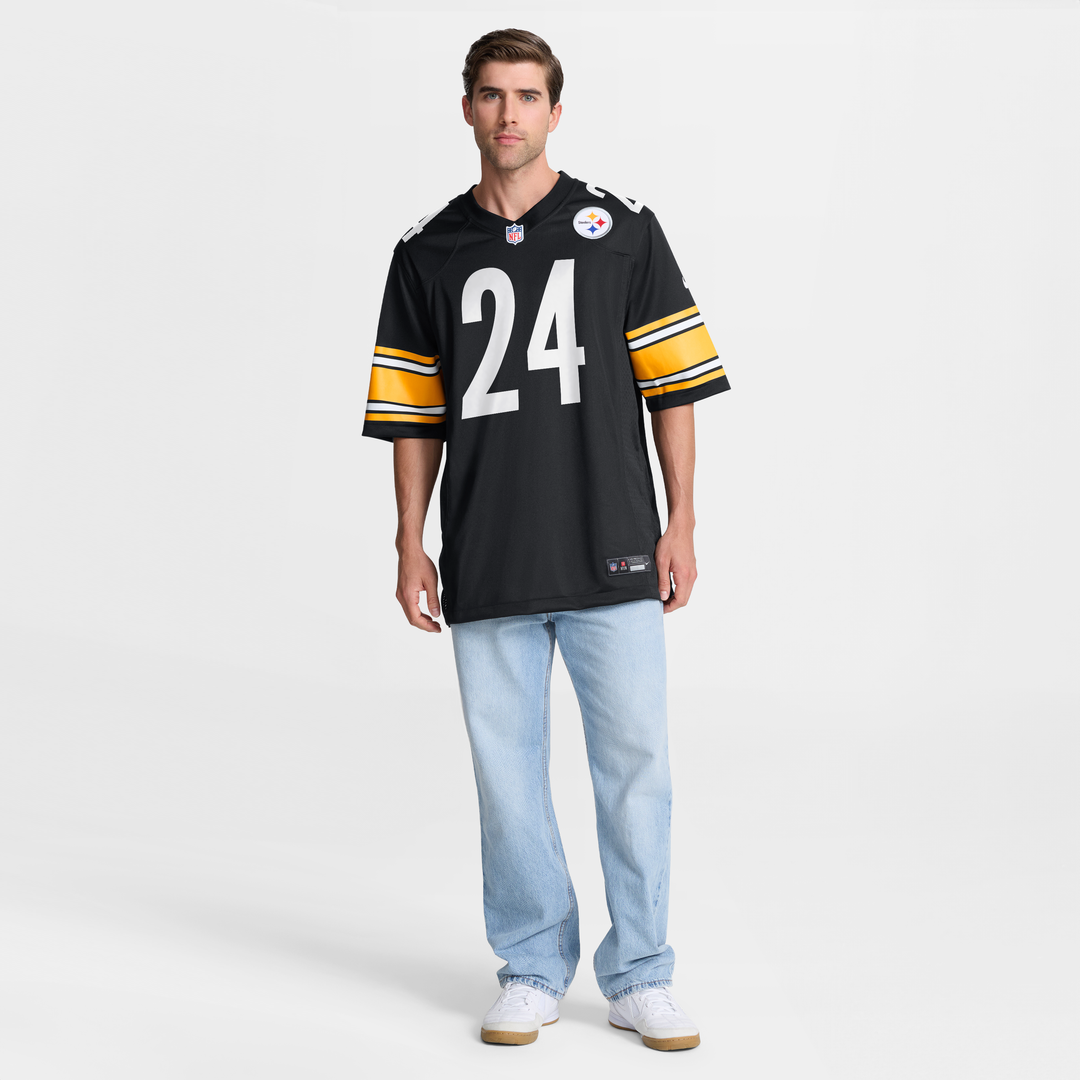 Joey Porter Jr. Pittsburgh Steelers Nike Black Game Jersey