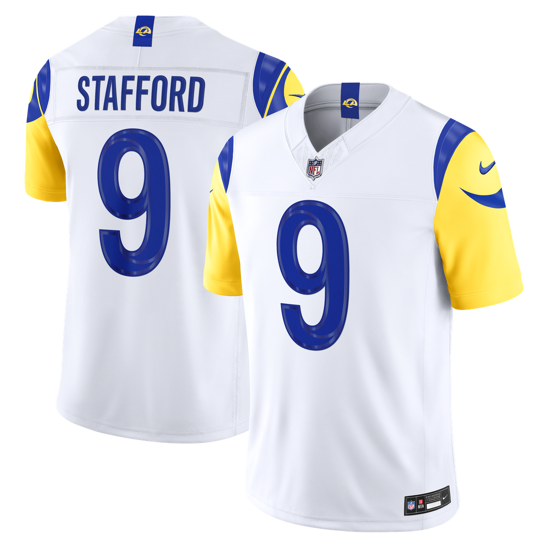 Matthew Stafford Los Angeles Rams Nike White Vapor F.U.S.E. Stitched Limited Jersey