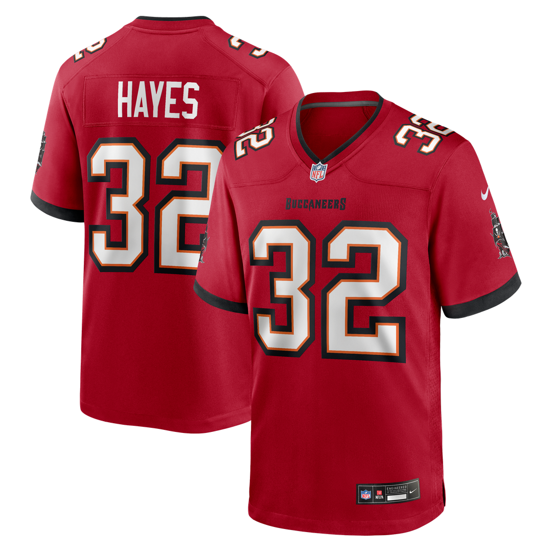 Josh Hayes Tampa Bay Buccaneers Nike Red Game Jersey