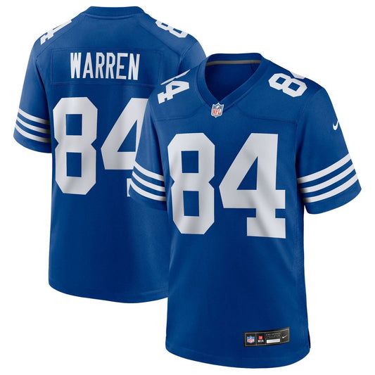 Tyler Warren Indianapolis Colts Nike Royal Alternate Game Jersey