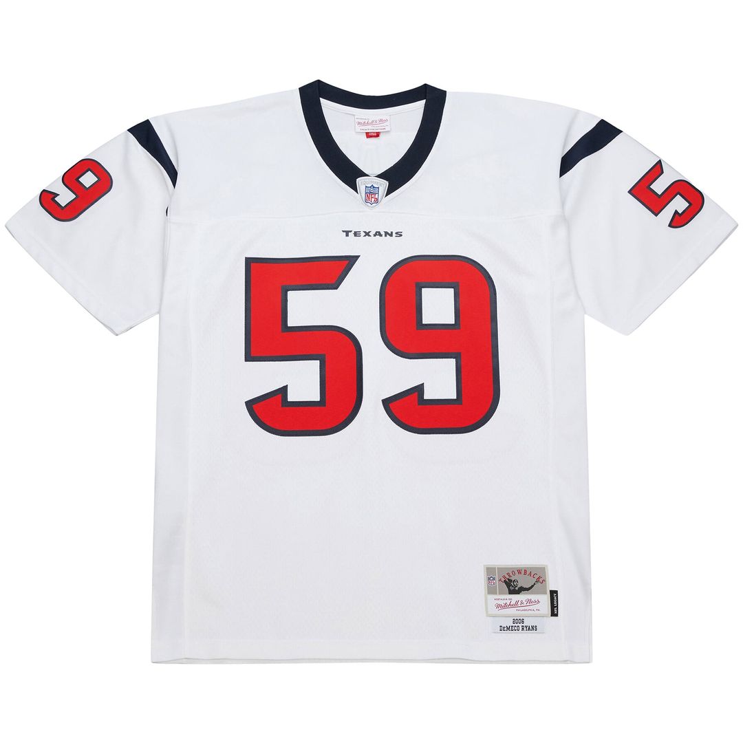 DeMeco Ryans Houston Texans Mitchell & Ness White 2006 Legacy Replica Jersey