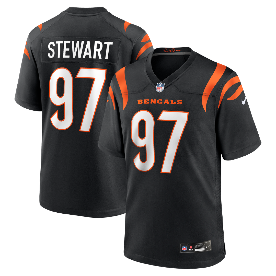 Shemar Stewart Cincinnati Bengals Nike Black Team Game Jersey