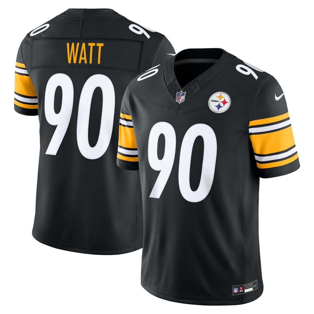 T.J. Watt Pittsburgh Steelers Nike Gold Alternate Vapor F.U.S.E. Stitched Limited Jersey