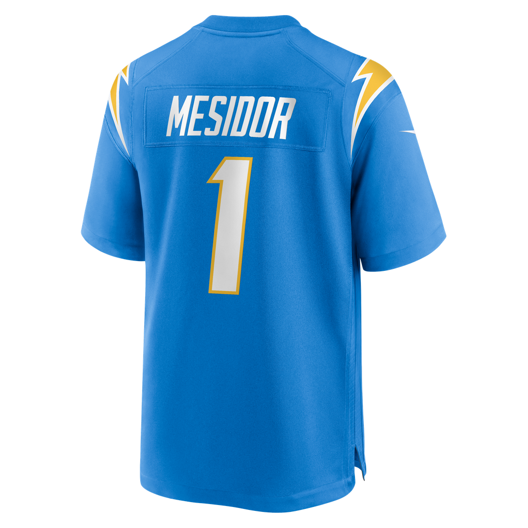 Akheem Mesidor Los Angeles Chargers Nike Powder Blue Team Game Jersey