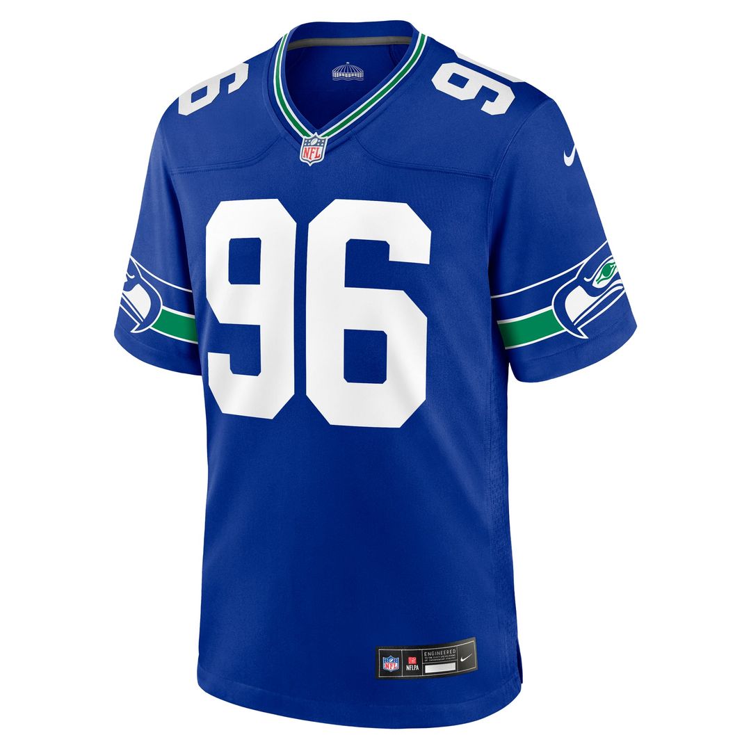 Cortez Kennedy Seattle Seahawks Nike Royal Retired Player Alternate Game Jersey