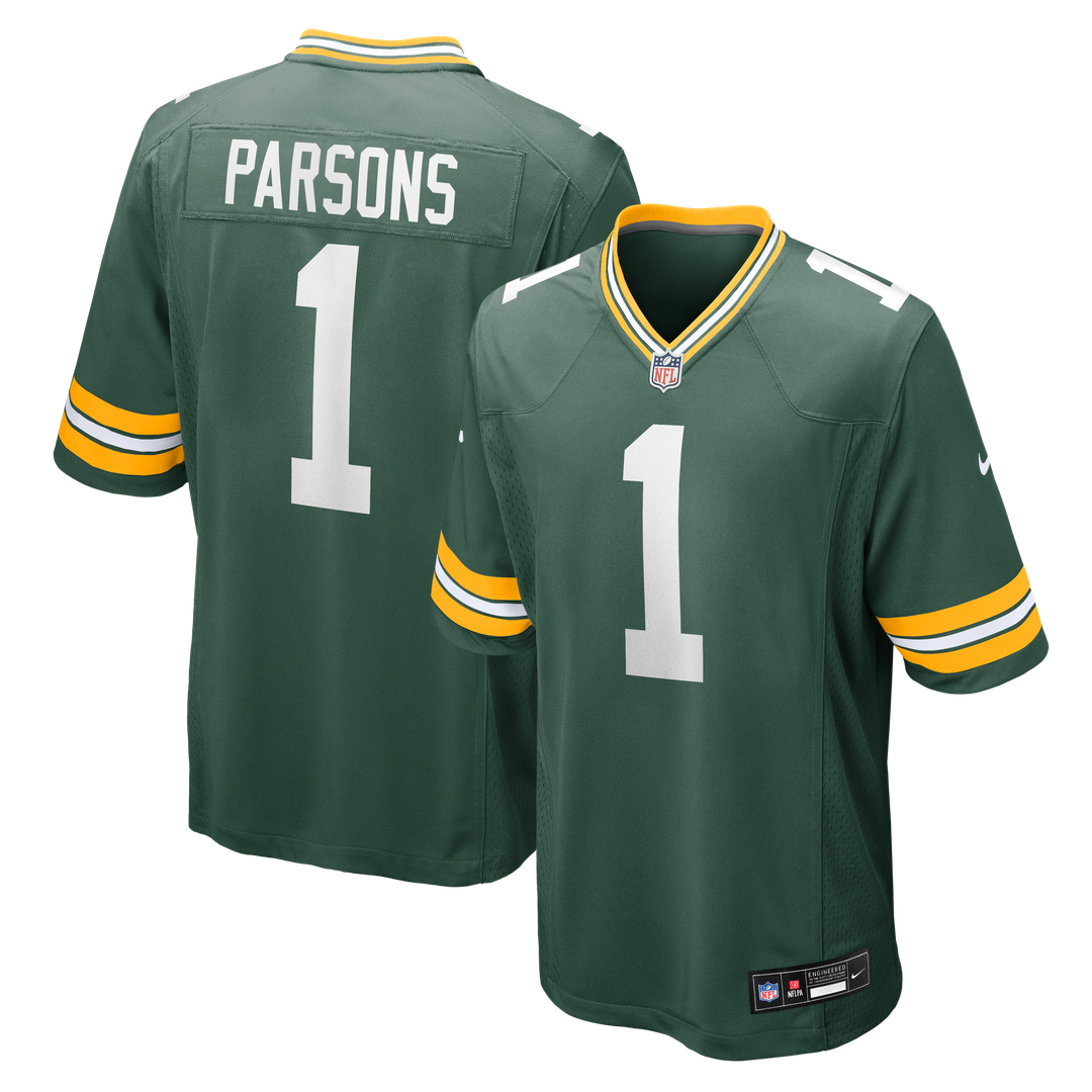 Micah Parsons Green Bay Packers Nike White Game Player Jersey