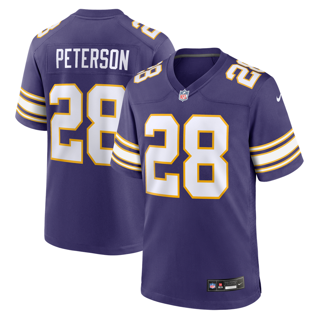 Adrian Peterson Minnesota Vikings Nike Purple Alternate 2 Classic Retired Game Jersey