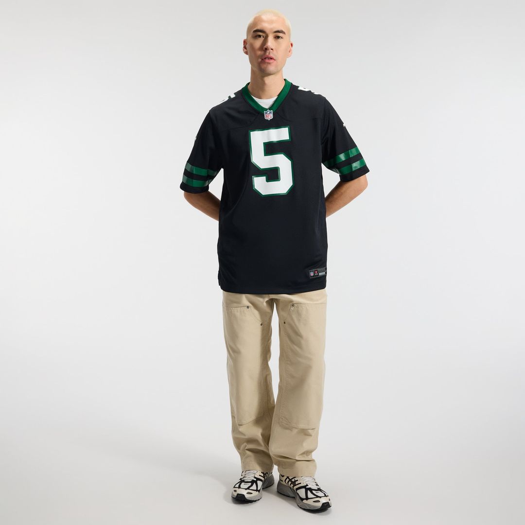 Garrett Wilson New York Jets Nike Legacy White Game Jersey