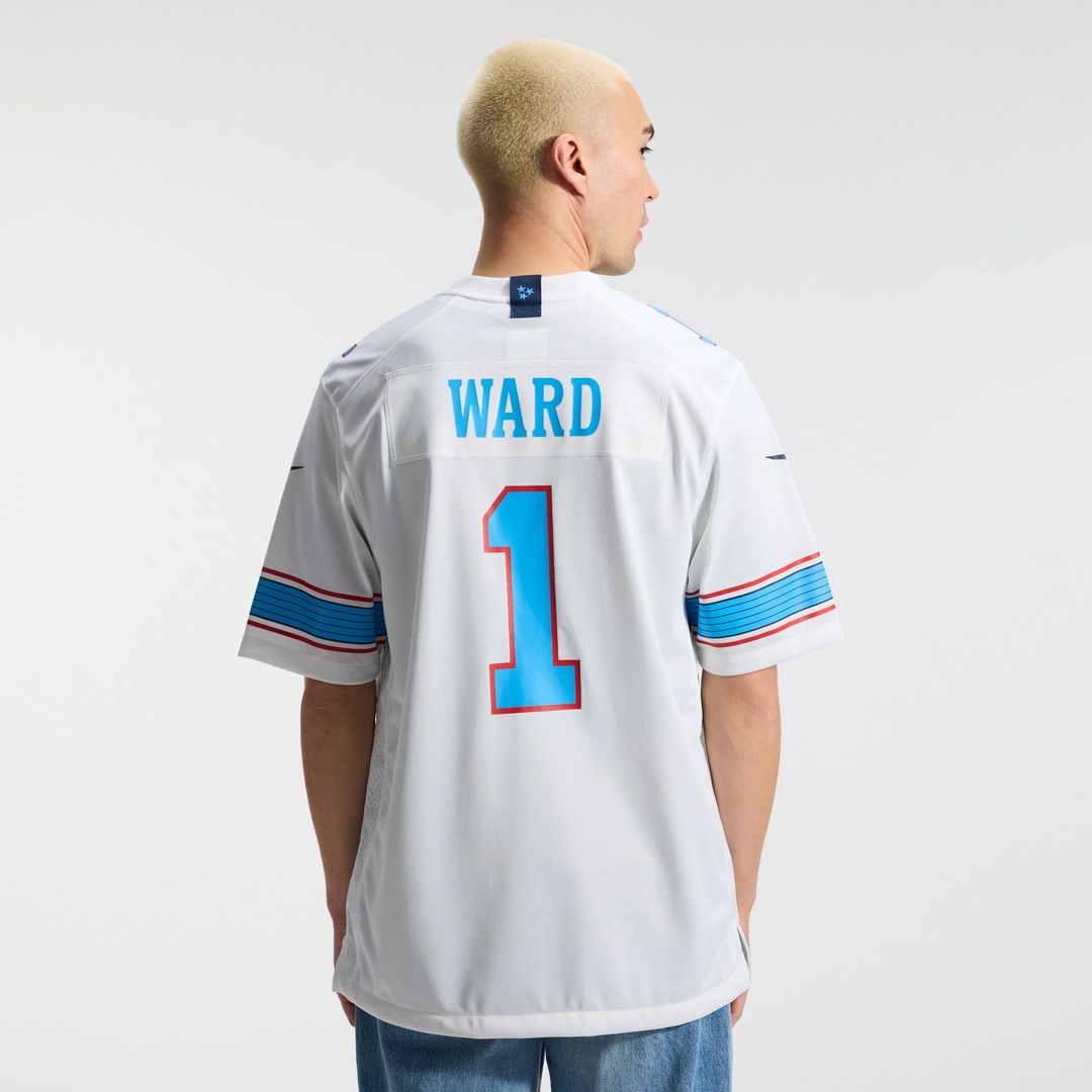 Cameron Ward Tennessee Titans Nike Light Blue Game Jersey