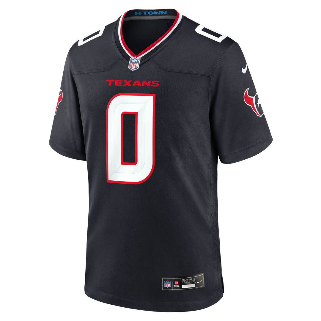 Azeez Al-Shaair Houston Texans Nike Navy Team Game Jersey