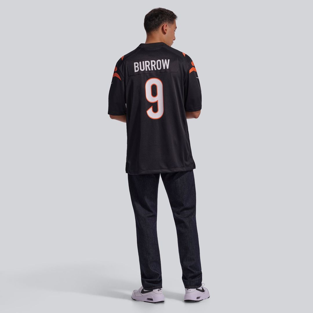 Joe Burrow Cincinnati Bengals Nike Black Player Game Jersey