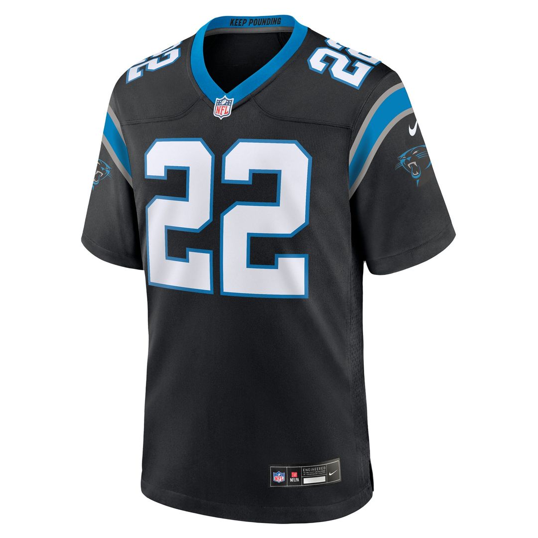 Lathan Ransom Carolina Panthers Nike Black Team Game Jersey