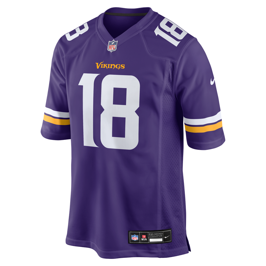 Justin Jefferson Minnesota Vikings Nike Purple Game Jersey