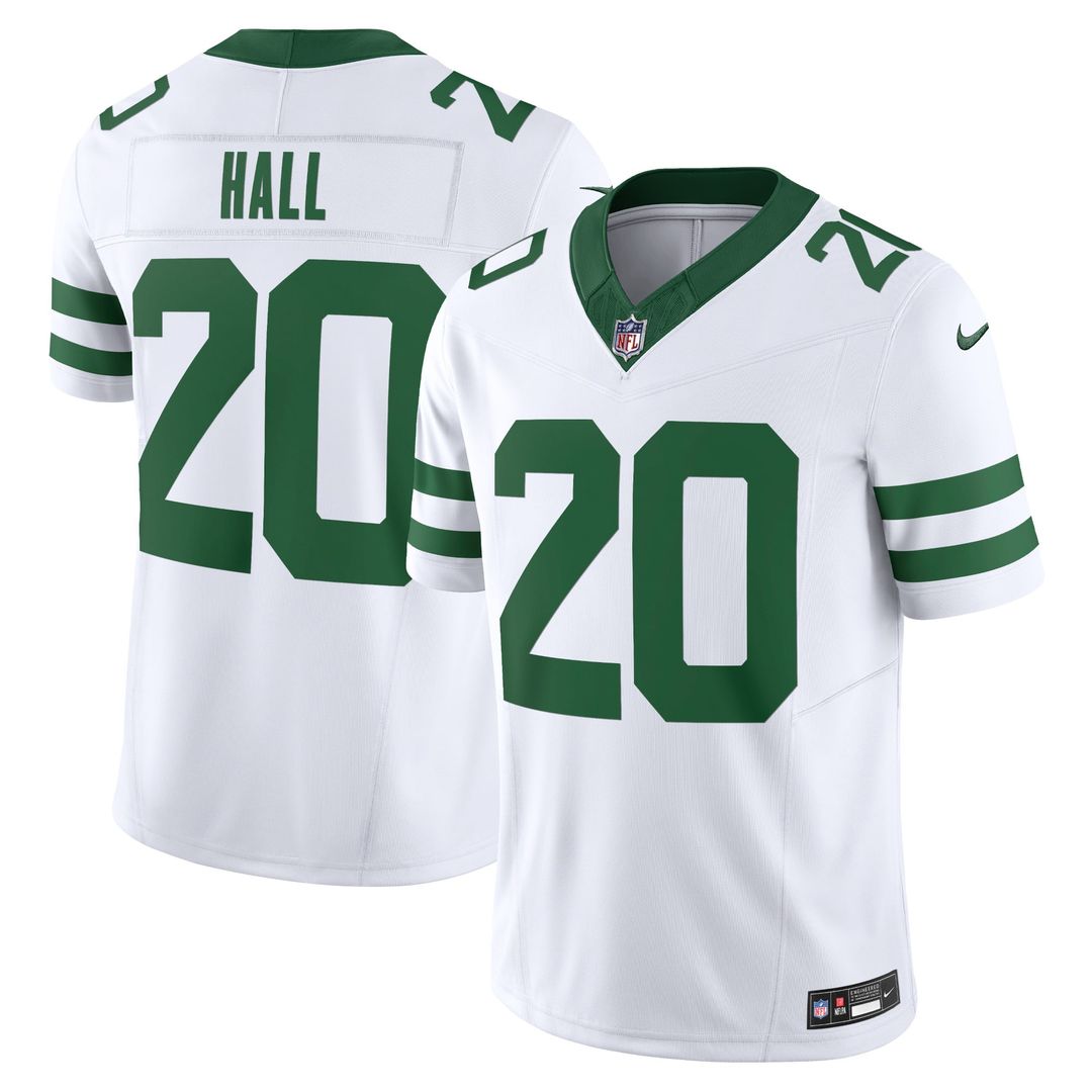 Breece Hall New York Jets Nike Legacy White Vapor F.U.S.E. Limited Jersey