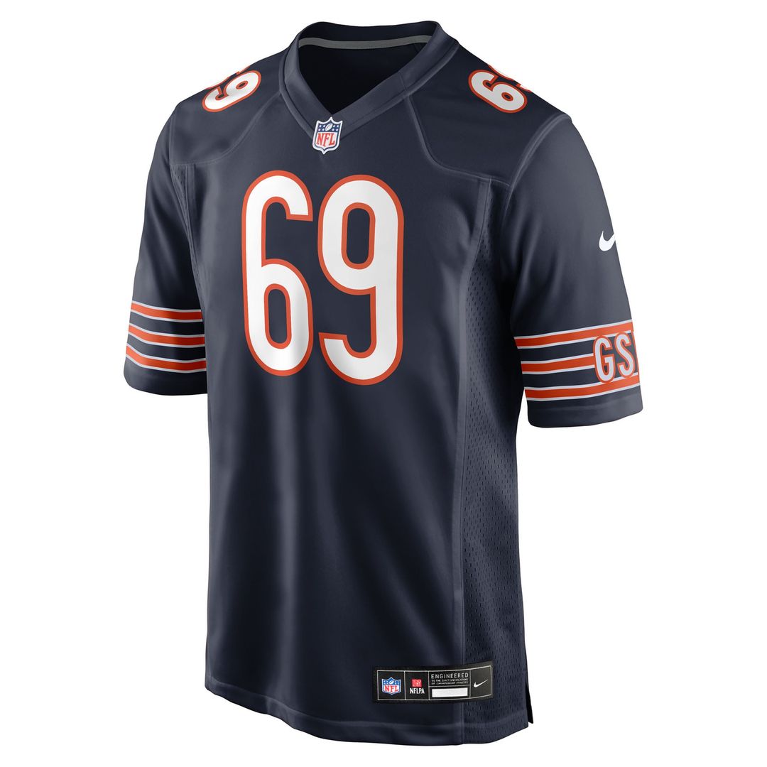 Jeremiah Martin Chicago Bears Nike Navy Team Game Jersey