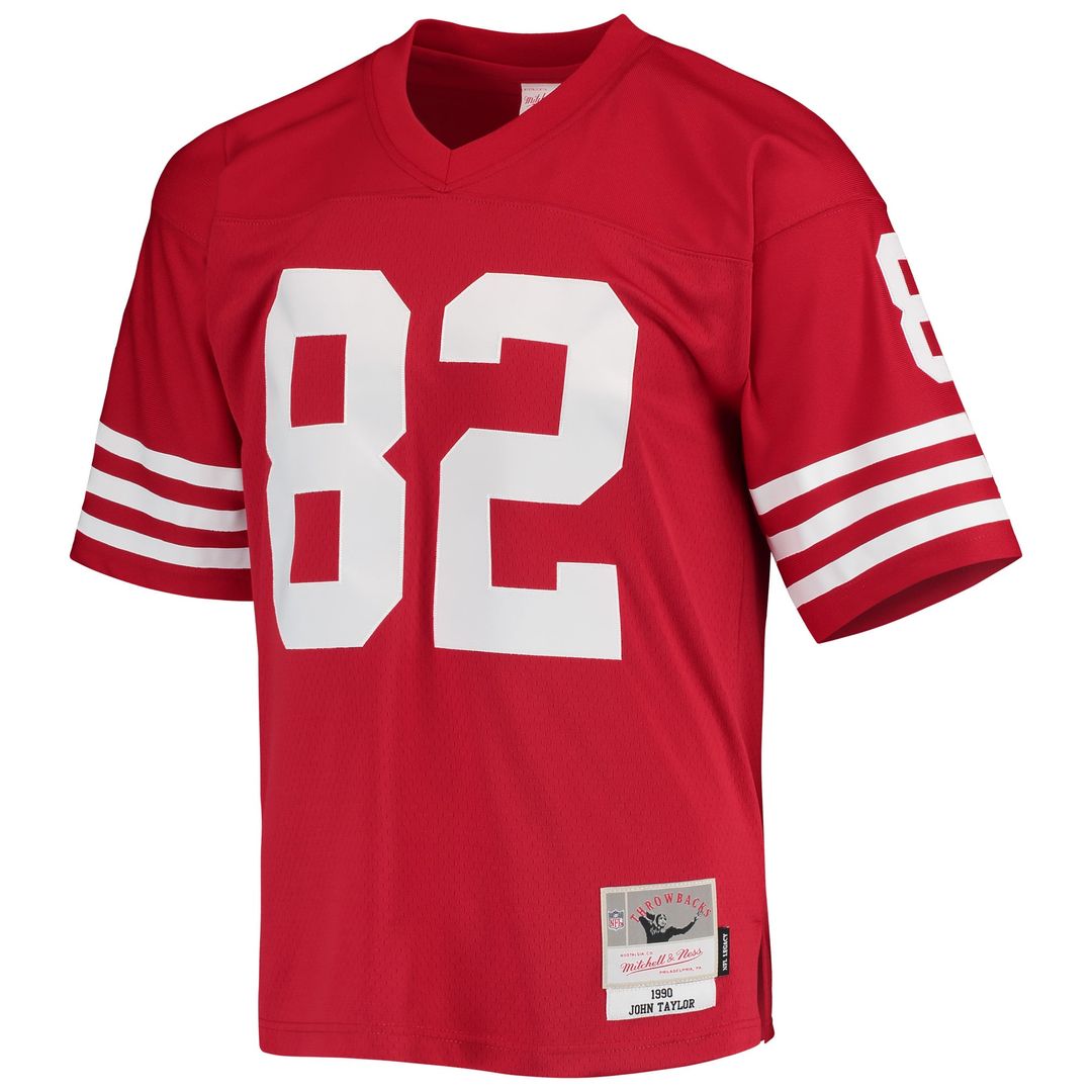 John Taylor San Francisco 49ers Mitchell & Ness Scarlet Legacy Replica Jersey