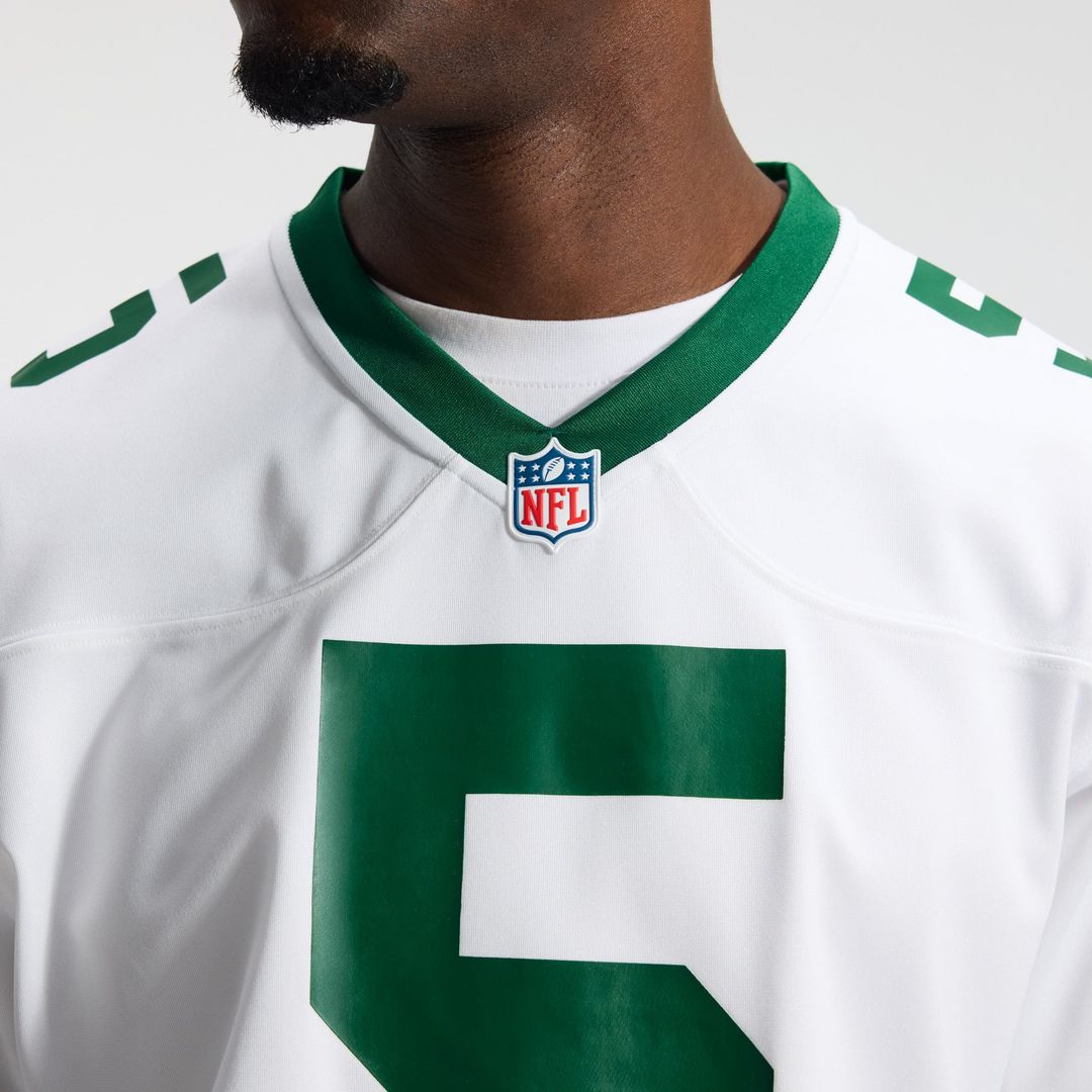 Garrett Wilson New York Jets Nike Legacy Green Game Jersey