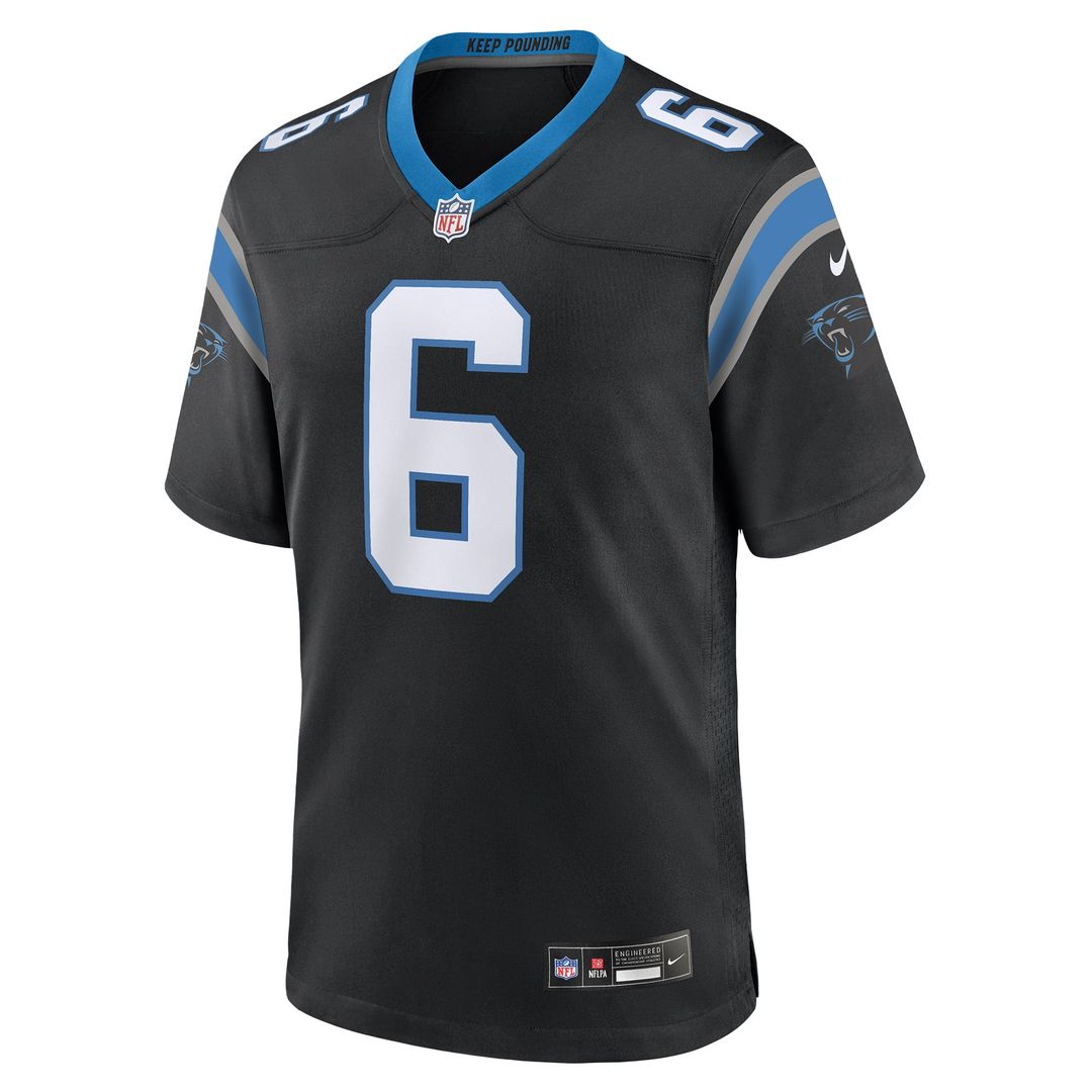 Sam Martin Carolina Panthers Nike Black Team Game Jersey