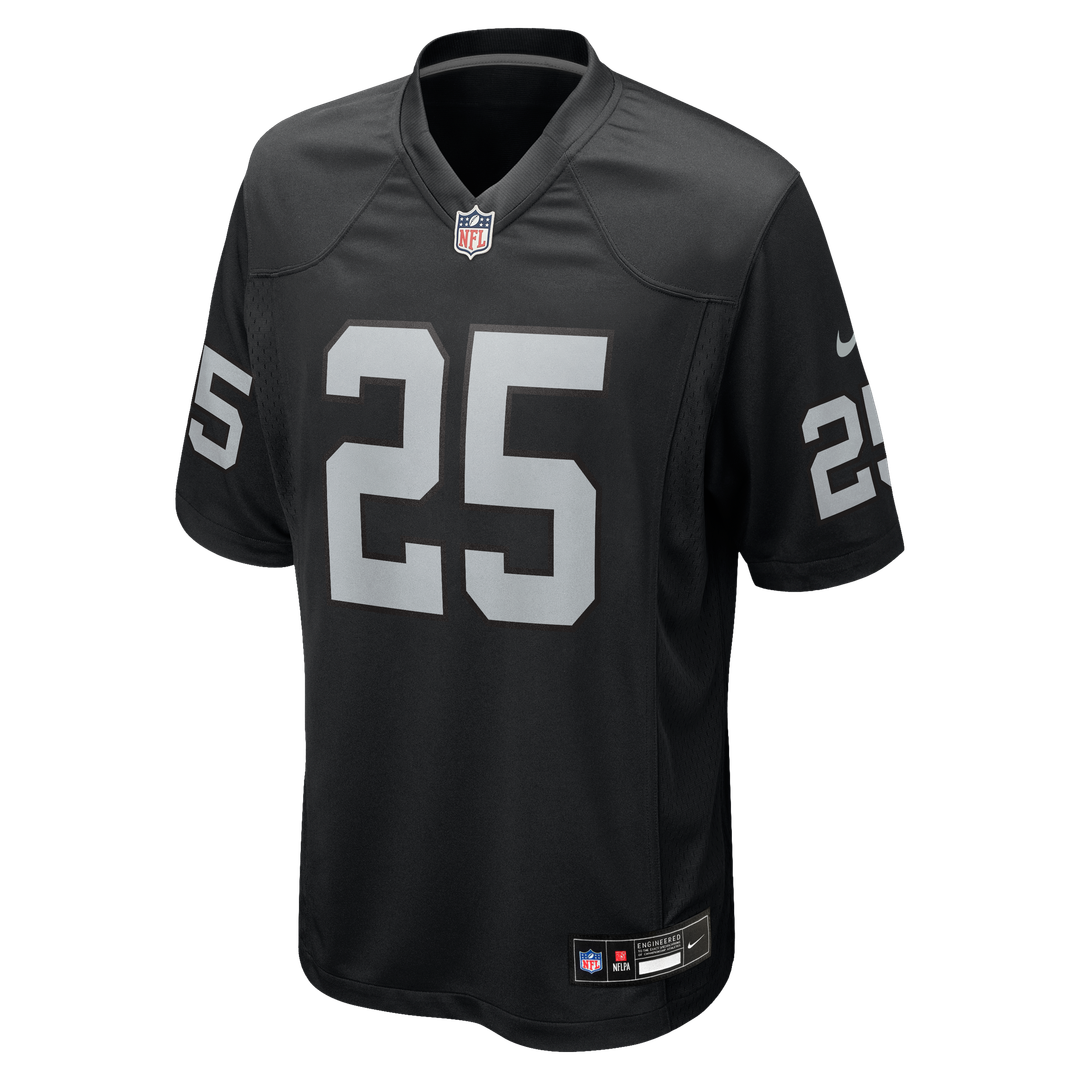 Decamerion Richardson Las Vegas Raiders Nike Black Team Game Jersey