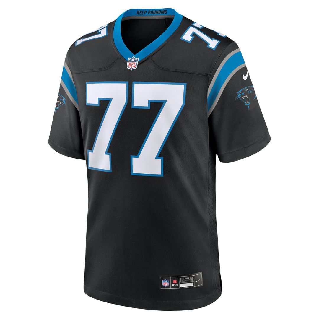 Yosh Nijman Carolina Panthers Nike Black Game Jersey