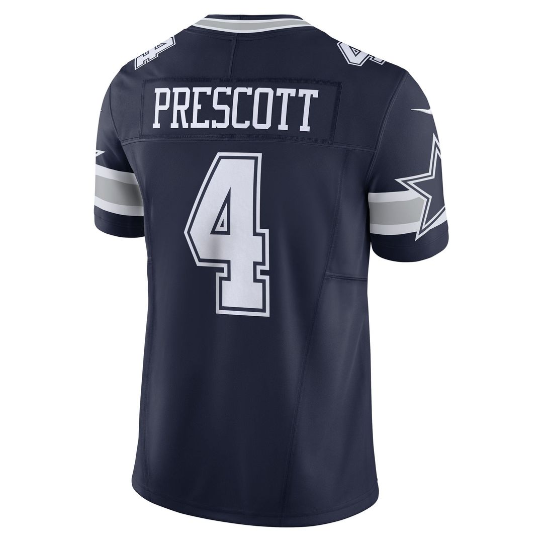 Dak Prescott Dallas Cowboys Nike Navy Vapor F.U.S.E. Limited Jersey