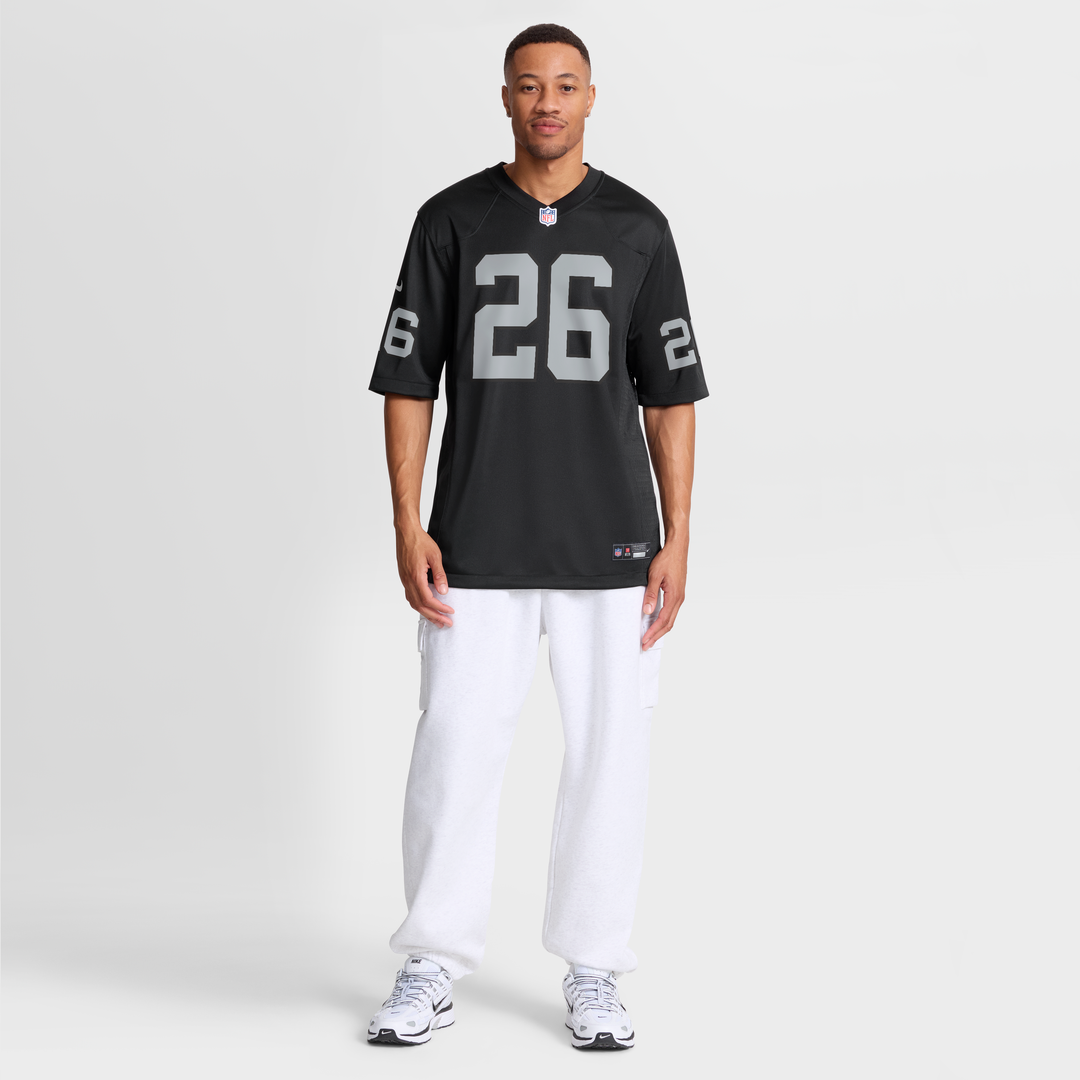 Darien Porter Las Vegas Raiders Nike Black Team Game Jersey
