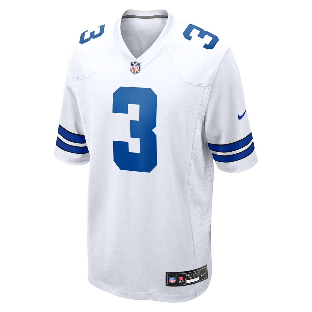 George Pickens Dallas Cowboys Nike White Game Jersey