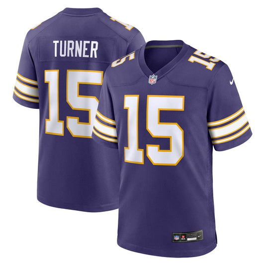 Dallas Turner Minnesota Vikings Nike Purple Alternate Game Jersey